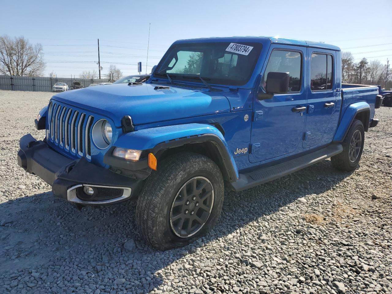 2022 JEEP GLADIATOR OVERLAND VIN:1C6HJTFGXNL101842