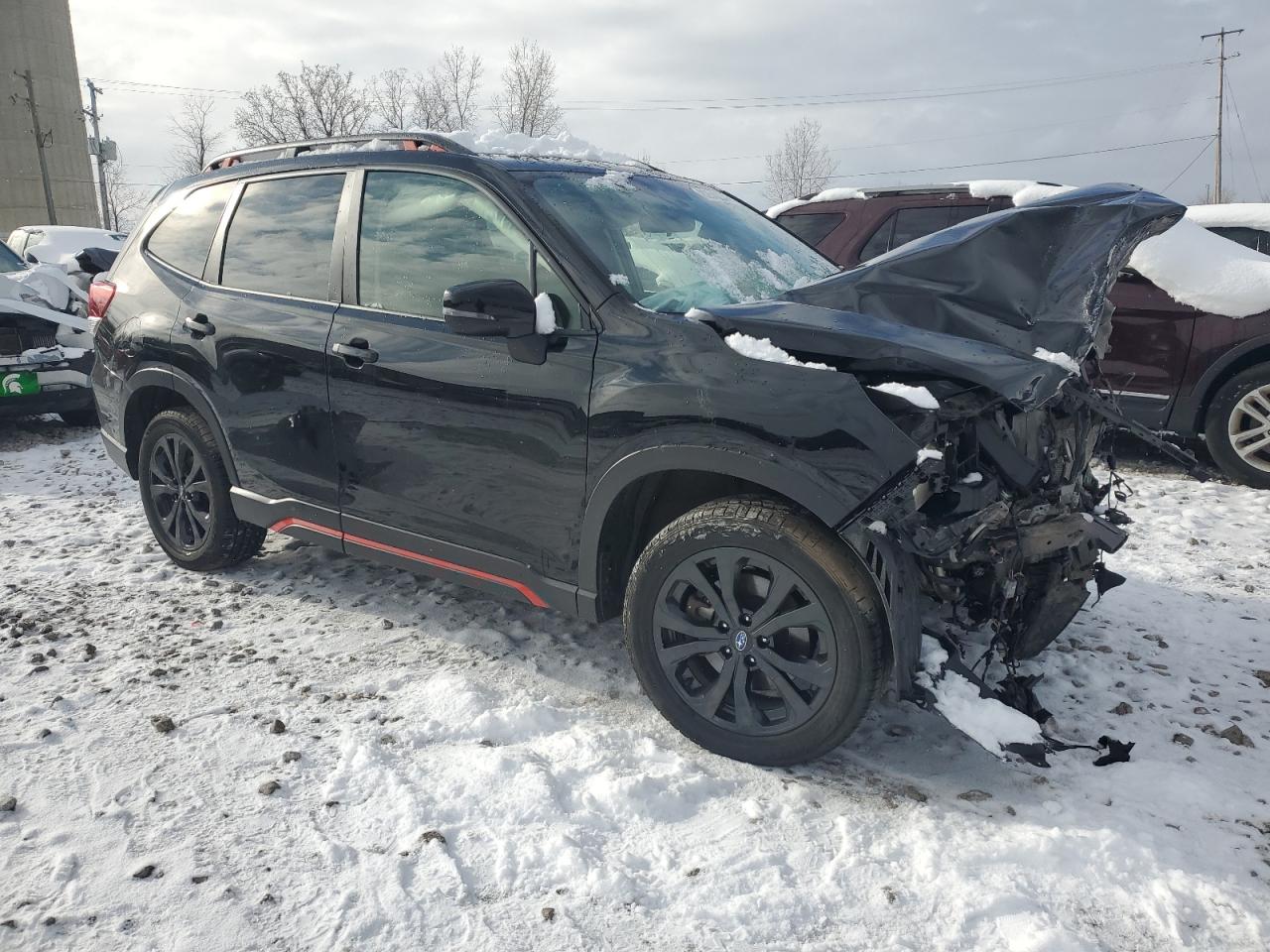 2022 SUBARU FORESTER SPORT VIN:JF2SKAGC7NH407140