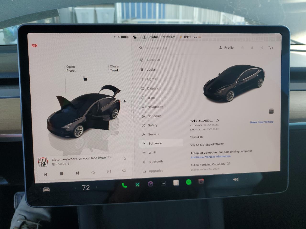 2022 TESLA MODEL 3  VIN:5YJ3E1EB9NF179422