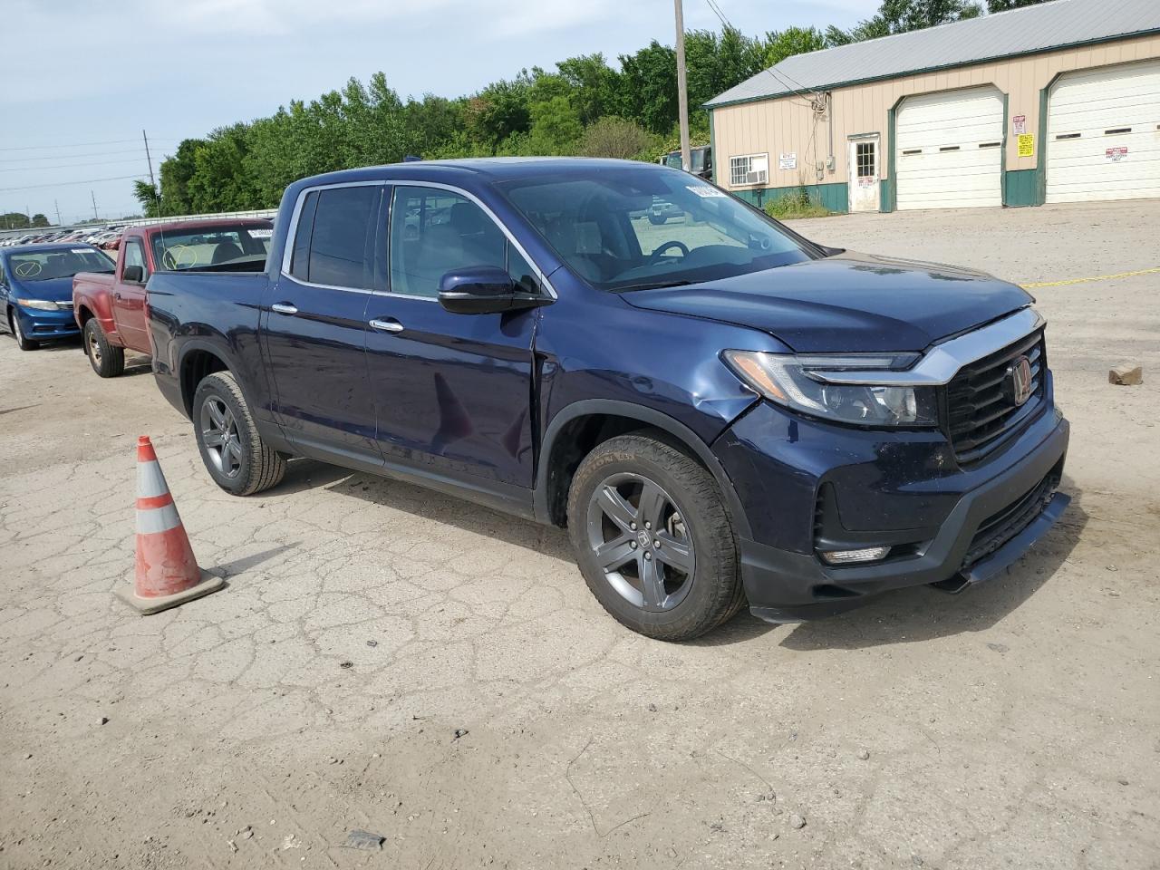 2022 HONDA RIDGELINE RTL VIN:5FPYK3F77NB030051