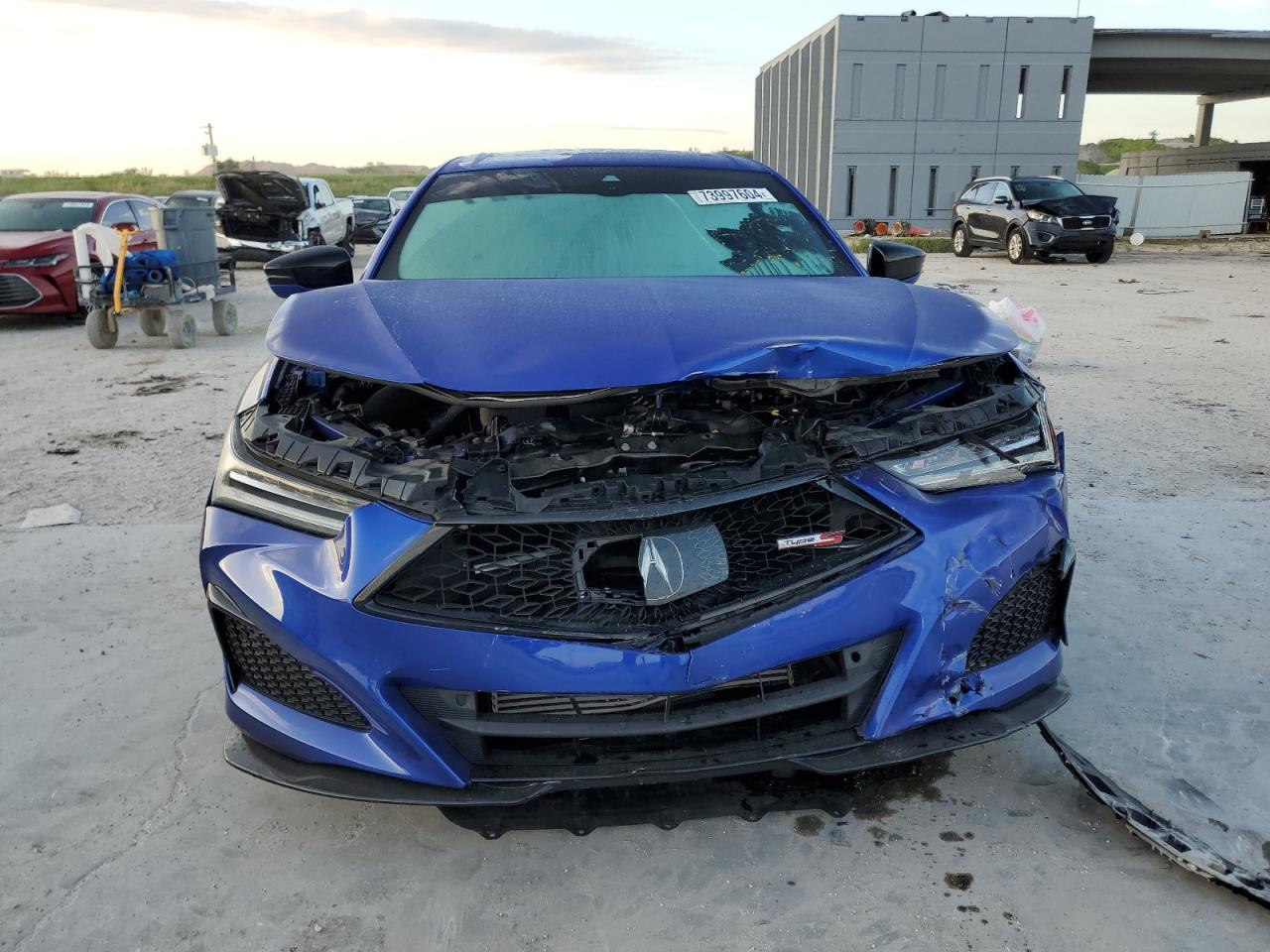2022 ACURA TLX TYPE S VIN:19UUB7F07NA001189