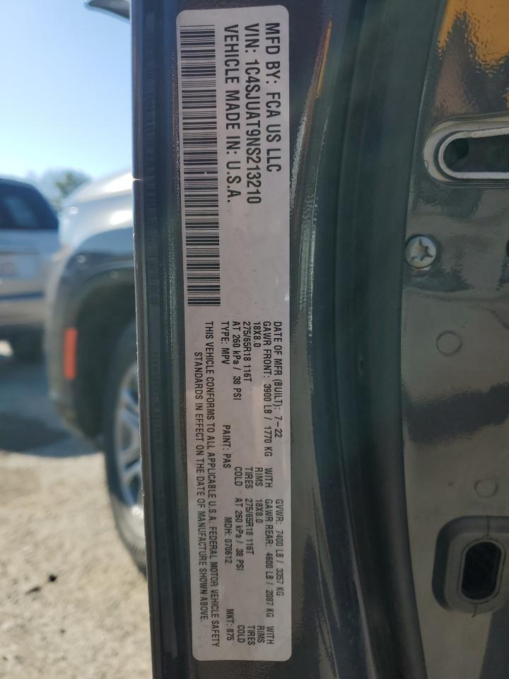 2022 JEEP WAGONEER SERIES I VIN:1C4SJUAT9NS213210