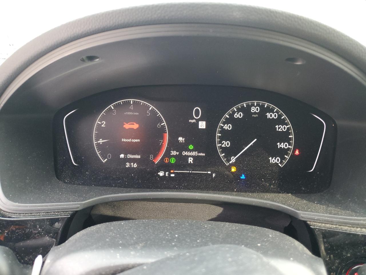 2022 HONDA CIVIC EX VIN:2HGFE1F74NH324854