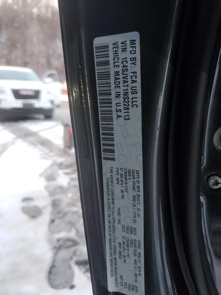 2022 JEEP WAGONEER SERIES I VIN:1C4SJVAT1NS228113