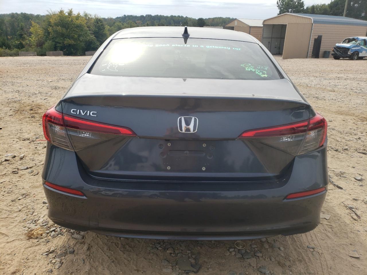 2022 HONDA CIVIC EX VIN:JHMFE1F79NX005636