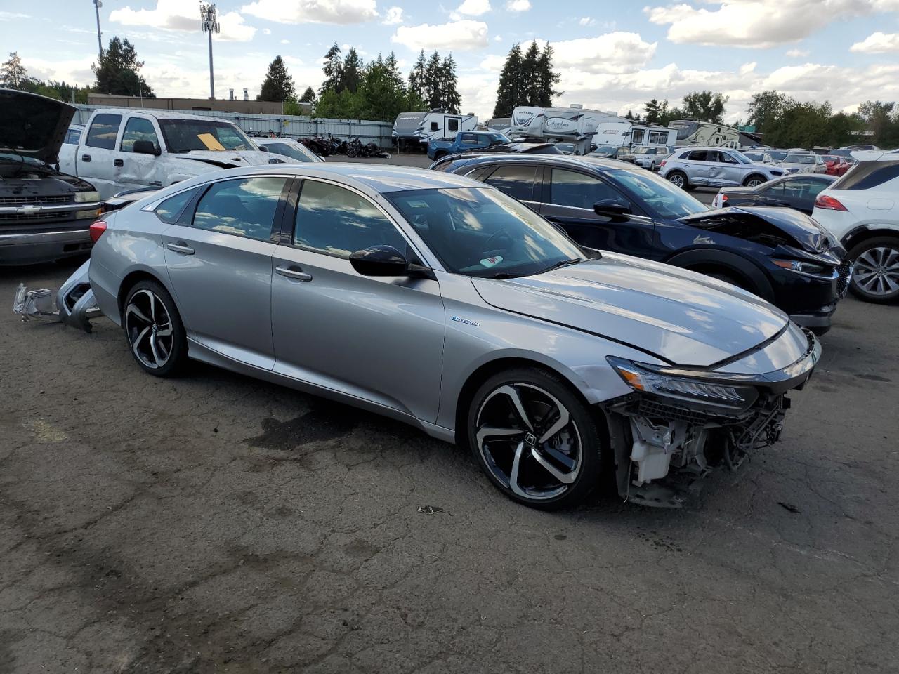 2022 HONDA ACCORD HYBRID SPORT VIN:1HGCV3F27NA025277