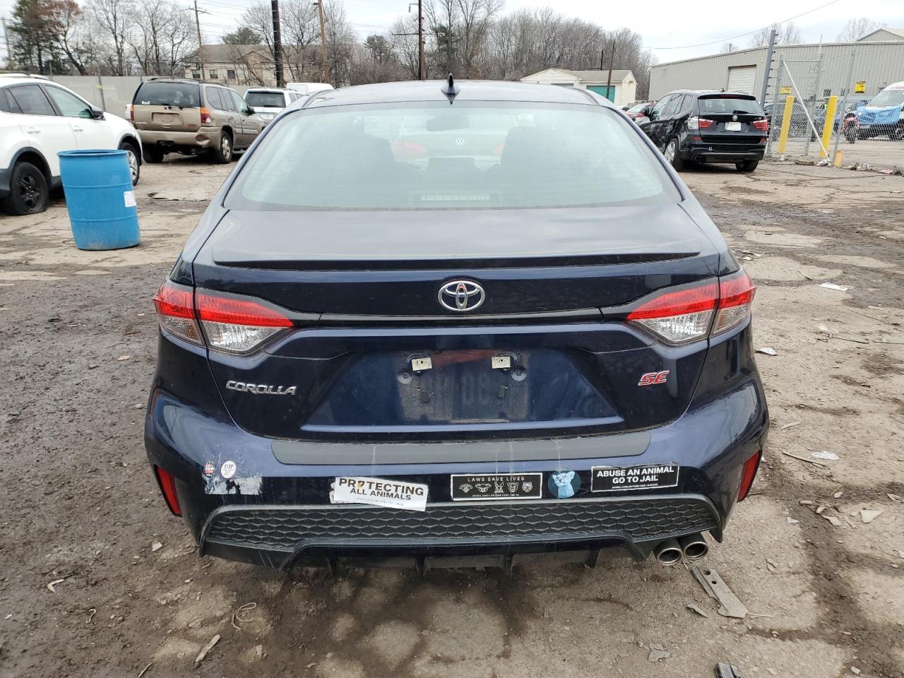 2022 TOYOTA COROLLA SE VIN:5YFS4MCE7NP134562