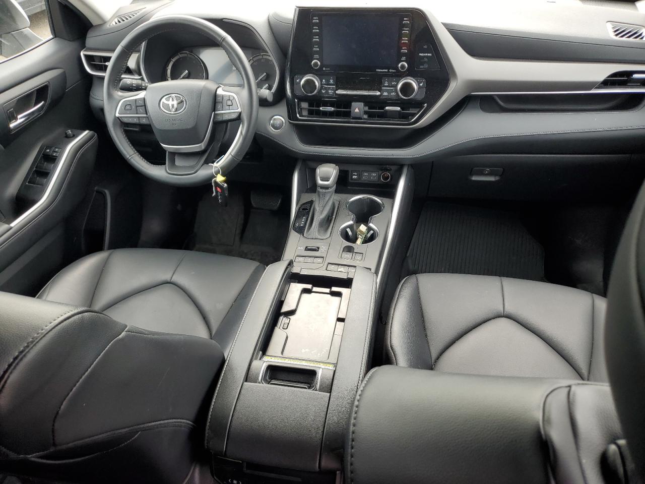 2022 TOYOTA HIGHLANDER XLE VIN:5TDGZRBH9NS199386