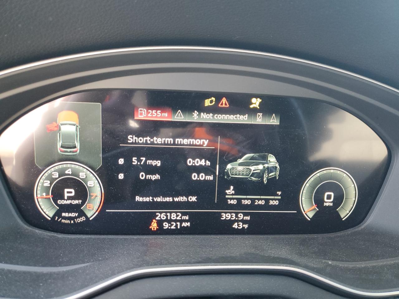 2022 AUDI Q5 PREMIUM PLUS 45 VIN:WA1EAAFY5N2118556