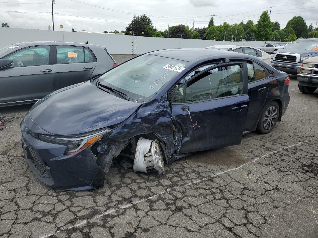 2022 TOYOTA COROLLA LE VIN:JTDEAMDE8NJ053806