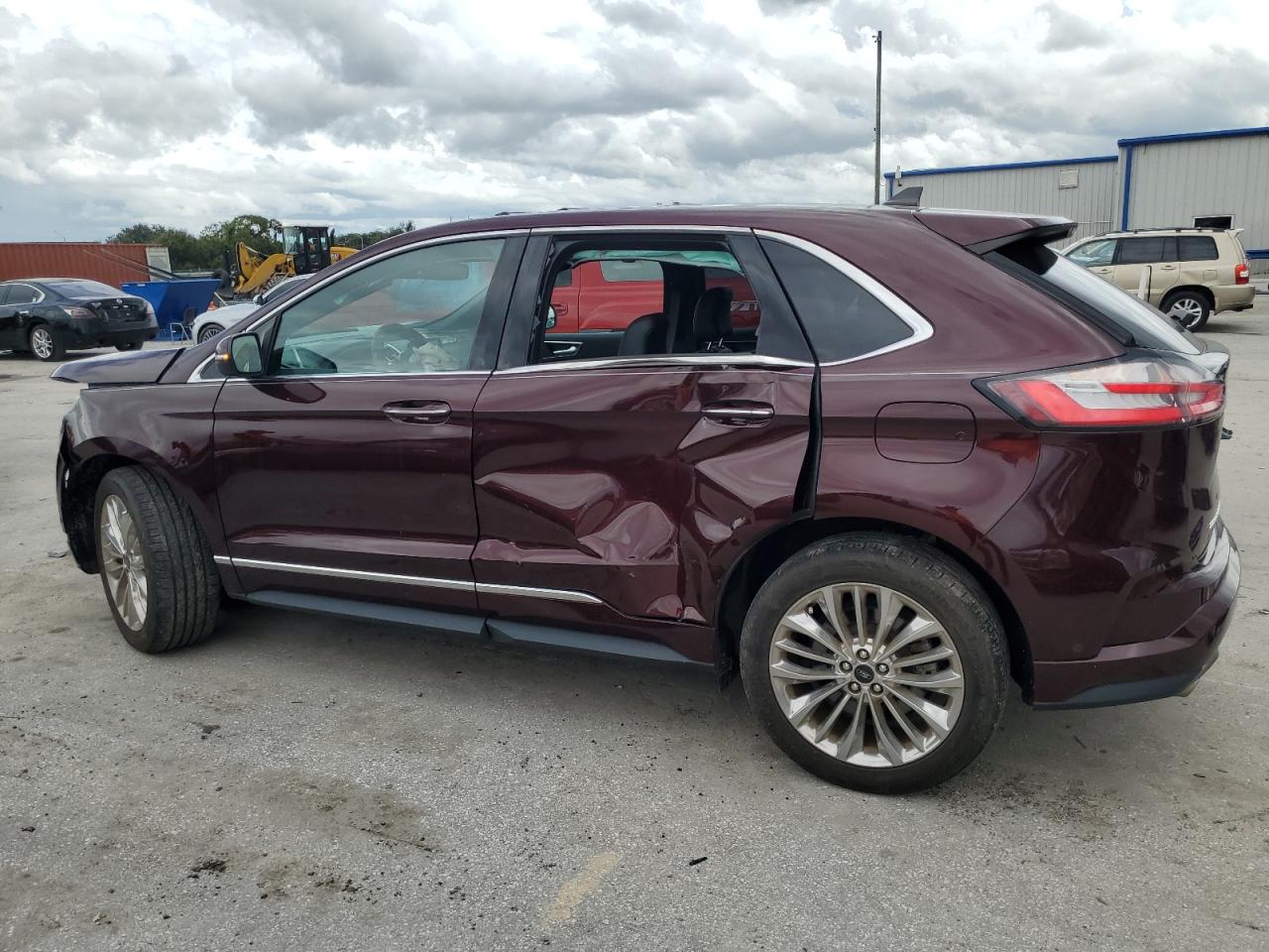 2022 FORD EDGE TITANIUM VIN:2FMPK4K94NBA96793