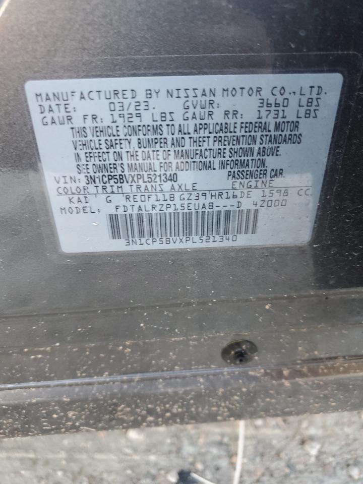 2023 NISSAN KICKS S VIN:3N1CP5BVXPL521340