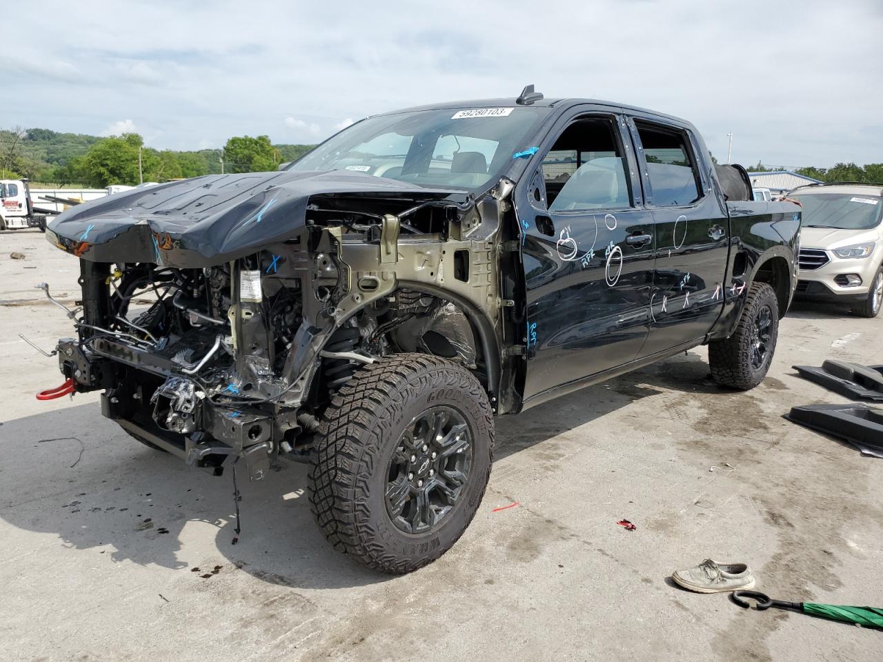 2023 CHEVROLET SILVERADO K1500 ZR2 VIN:3GCUDHEL7PG152354