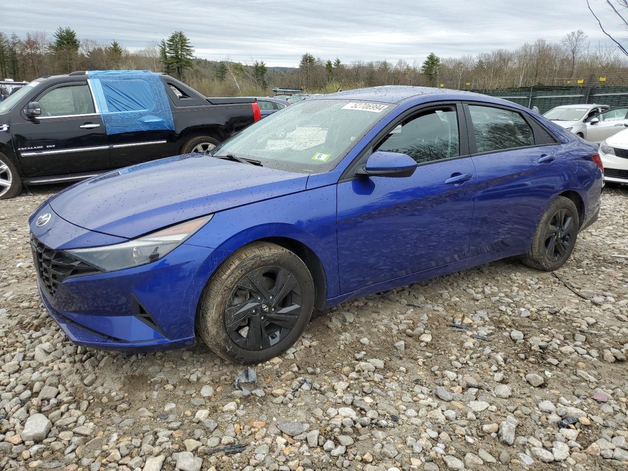 2022 HYUNDAI ELANTRA BLUE VIN:KMHLM4AJ7NU031550