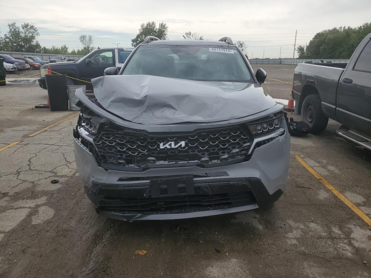 2022 KIA SORENTO S VIN:5XYRLDLCXNG142367
