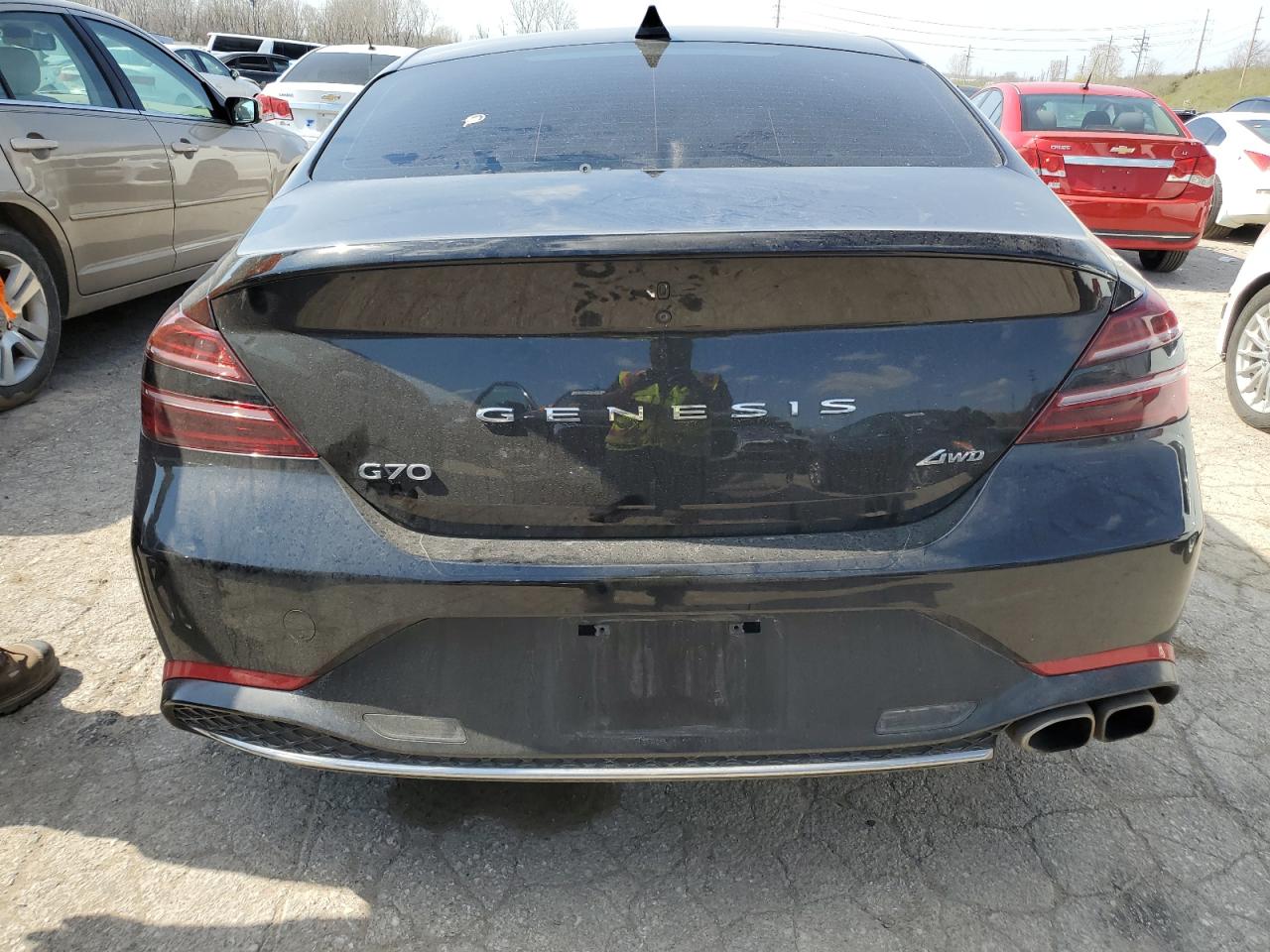 2022 GENESIS G70 BASE VIN:KMTG34TA1NU096708