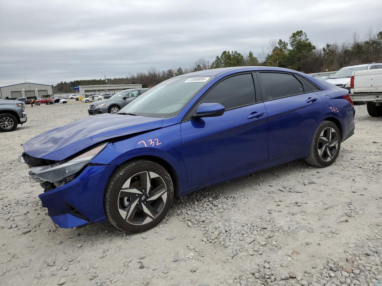 2023 HYUNDAI ELANTRA SEL VIN:KMHLS4AG3PU614551