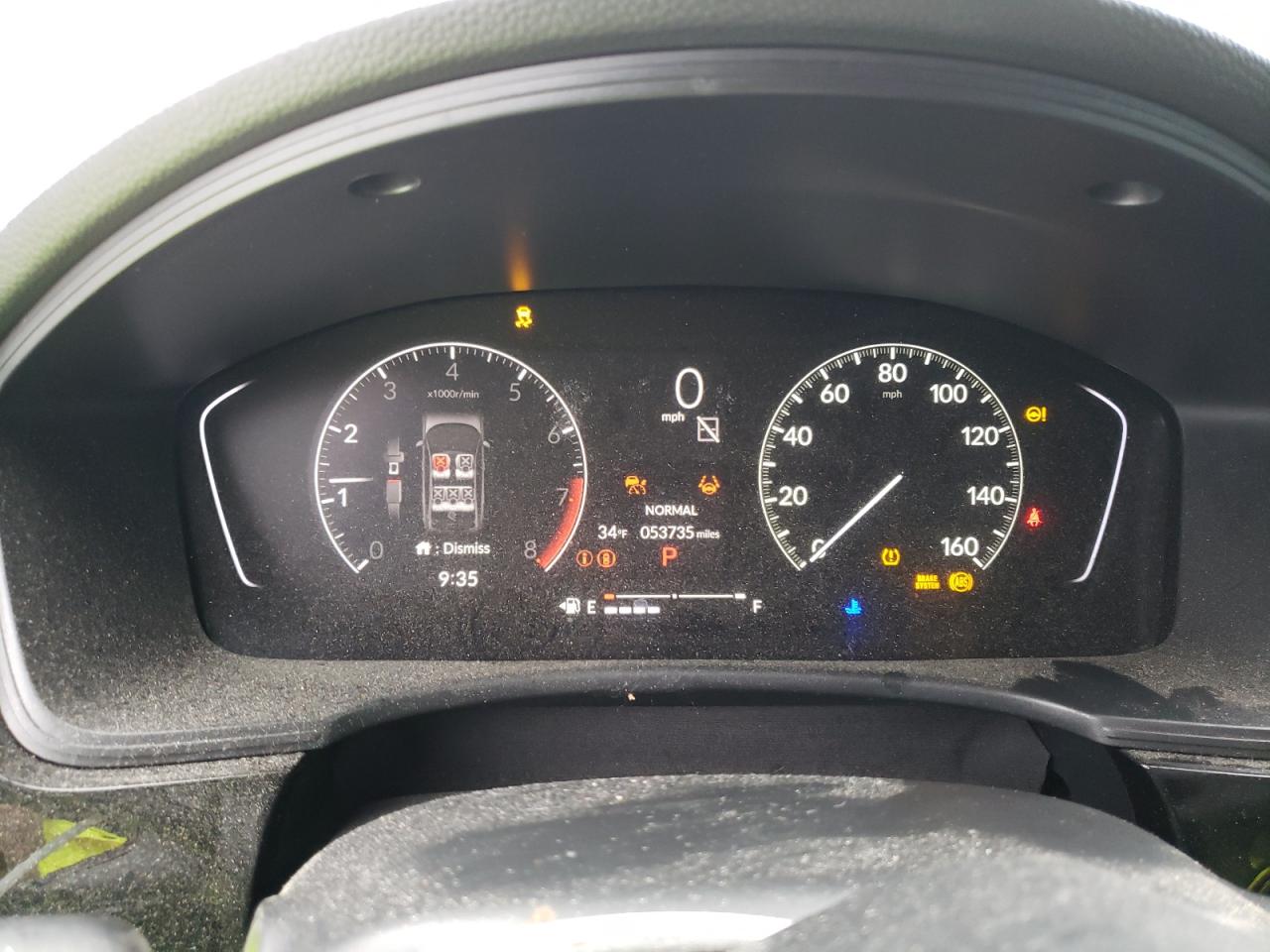 2022 HONDA CIVIC SPORT VIN:2HGFE2F56NH588601