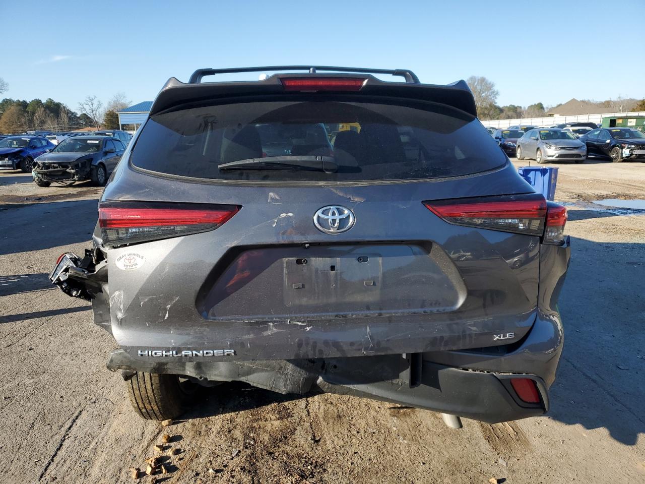 2022 TOYOTA HIGHLANDER XLE VIN:5TDGZRAHXNS111351