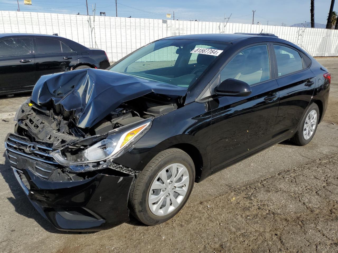 2022 HYUNDAI ACCENT SE VIN:3KPC24A64NE172564