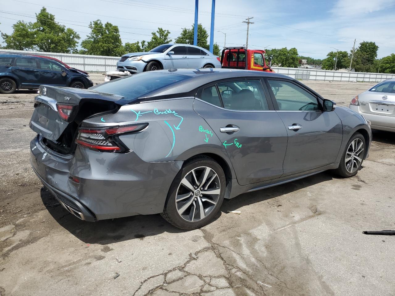 2022 NISSAN MAXIMA SV VIN:1N4AA6CV0NC502031