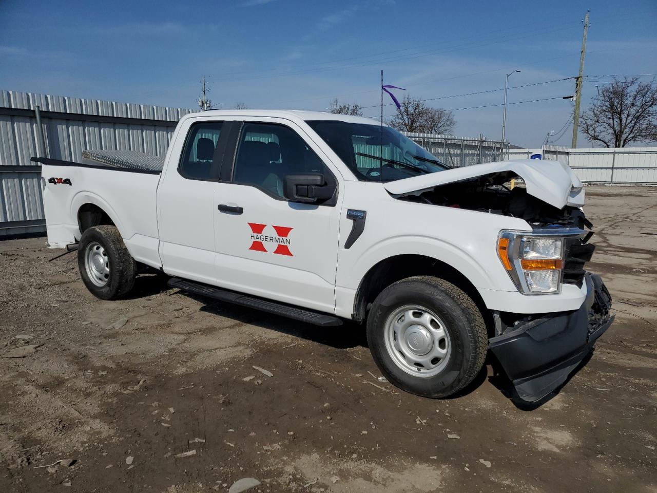 2022 FORD F150 SUPER CAB VIN:1FTFX1E54NKE17973