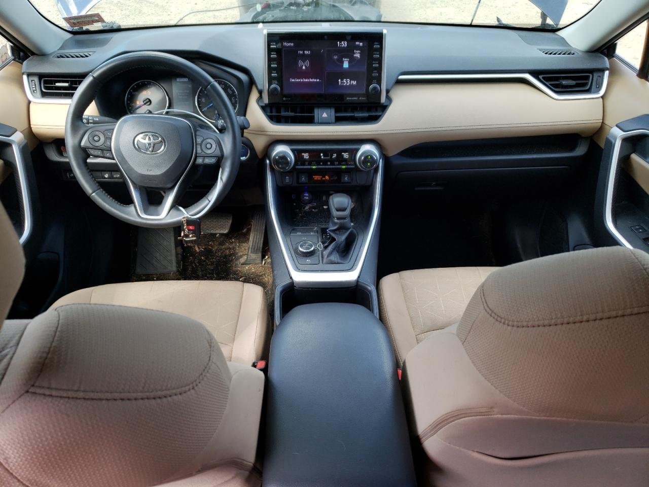 2022 TOYOTA RAV4 XLE VIN:JTMRWRFV7ND567609