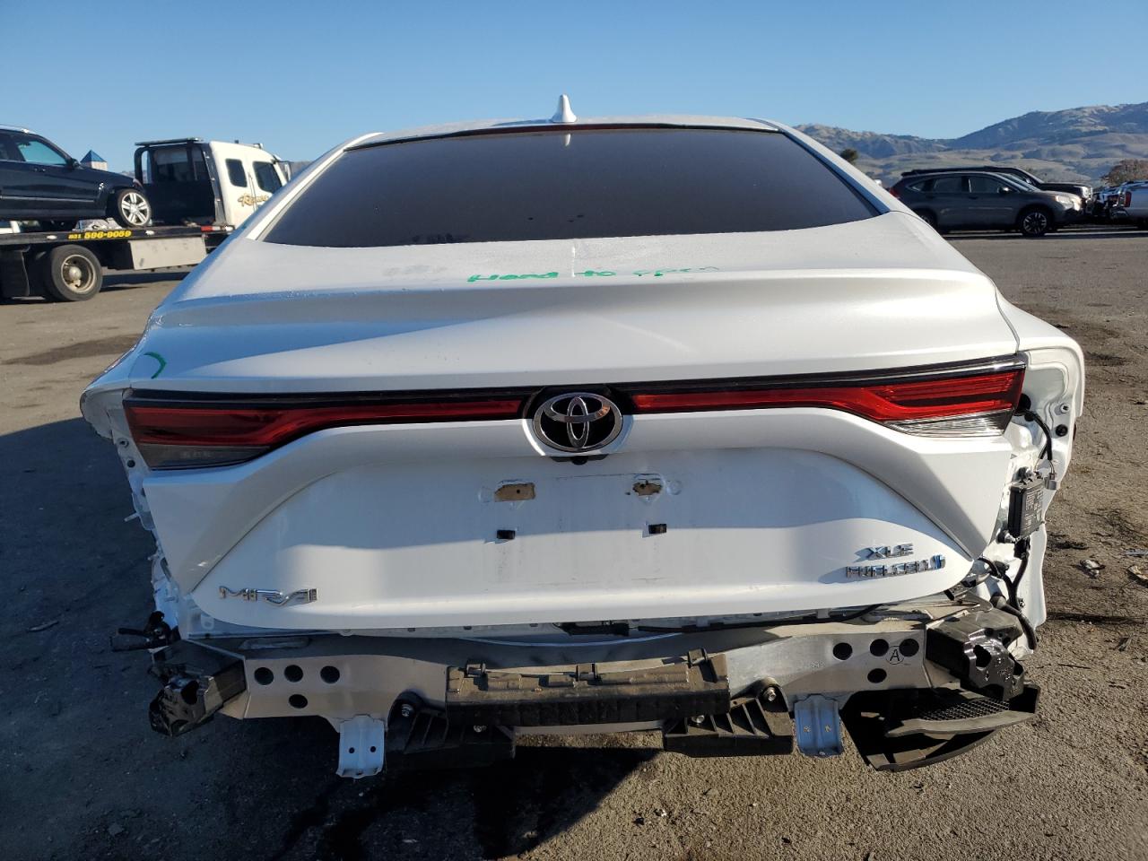2023 TOYOTA MIRAI XLE VIN:JTDAAAAA3PA007804