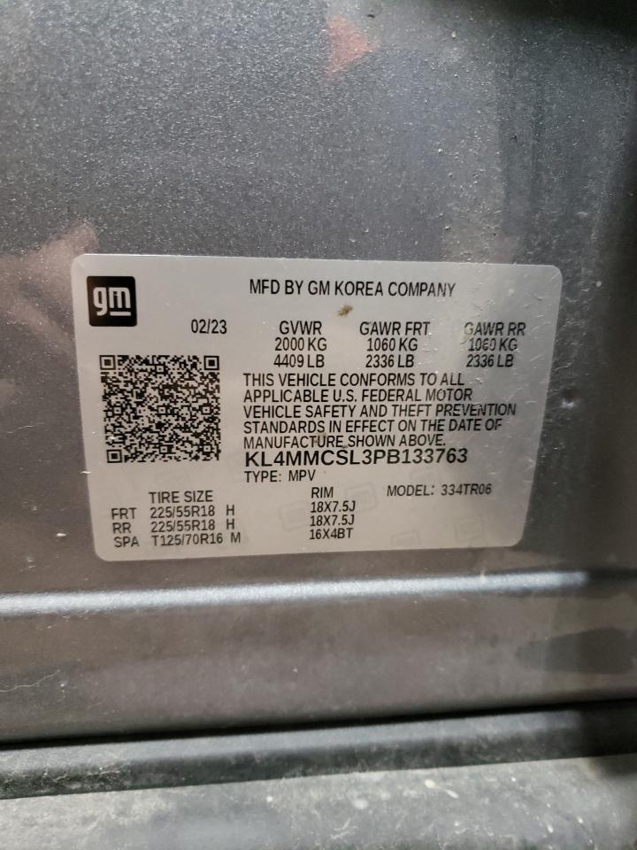 2023 BUICK ENCORE GX PREFERRED VIN:KL4MMCSL3PB133763