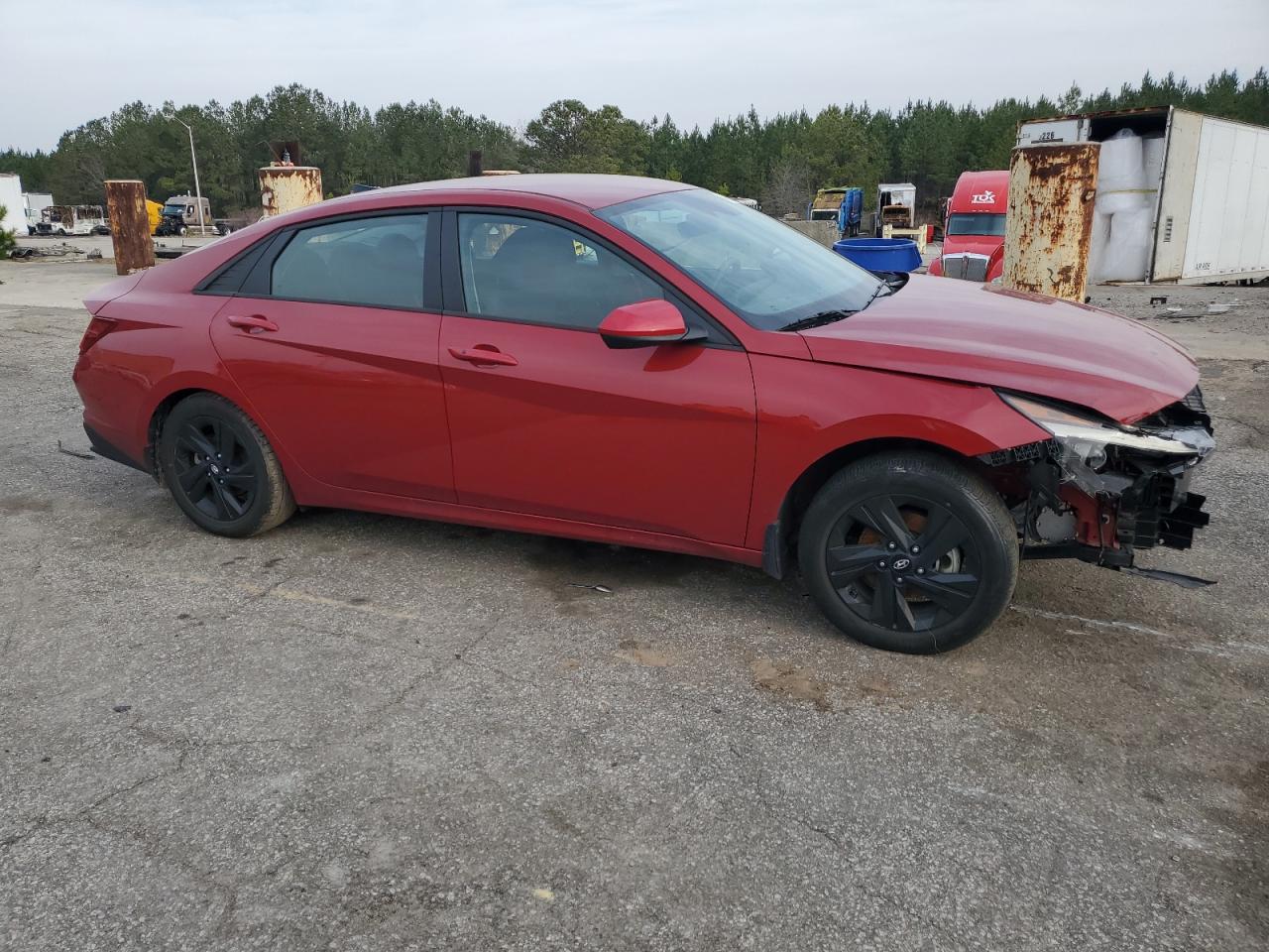 2023 HYUNDAI ELANTRA BLUE VIN:KMHLM4AJ6PU054031