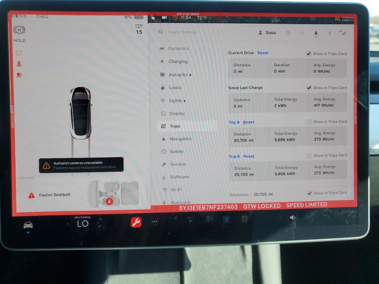 2022 TESLA MODEL 3  VIN:5YJ3E1EB7NF237463