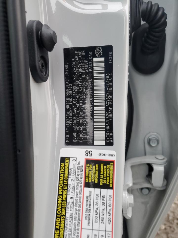 2024 TOYOTA CAMRY XSE VIN:4T1K61BK6RU110256