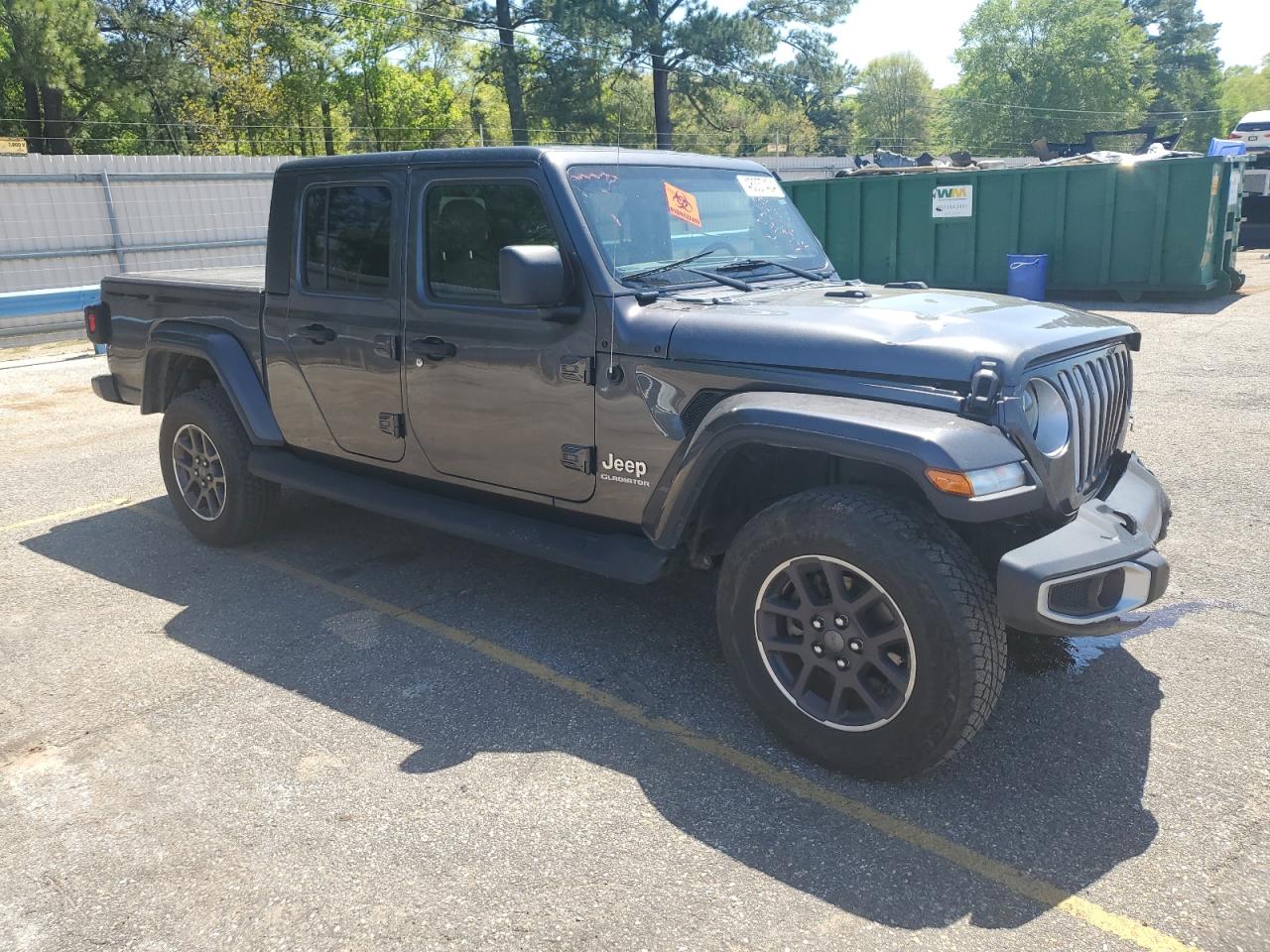 2022 JEEP GLADIATOR OVERLAND VIN:1C6HJTFG9NL101170