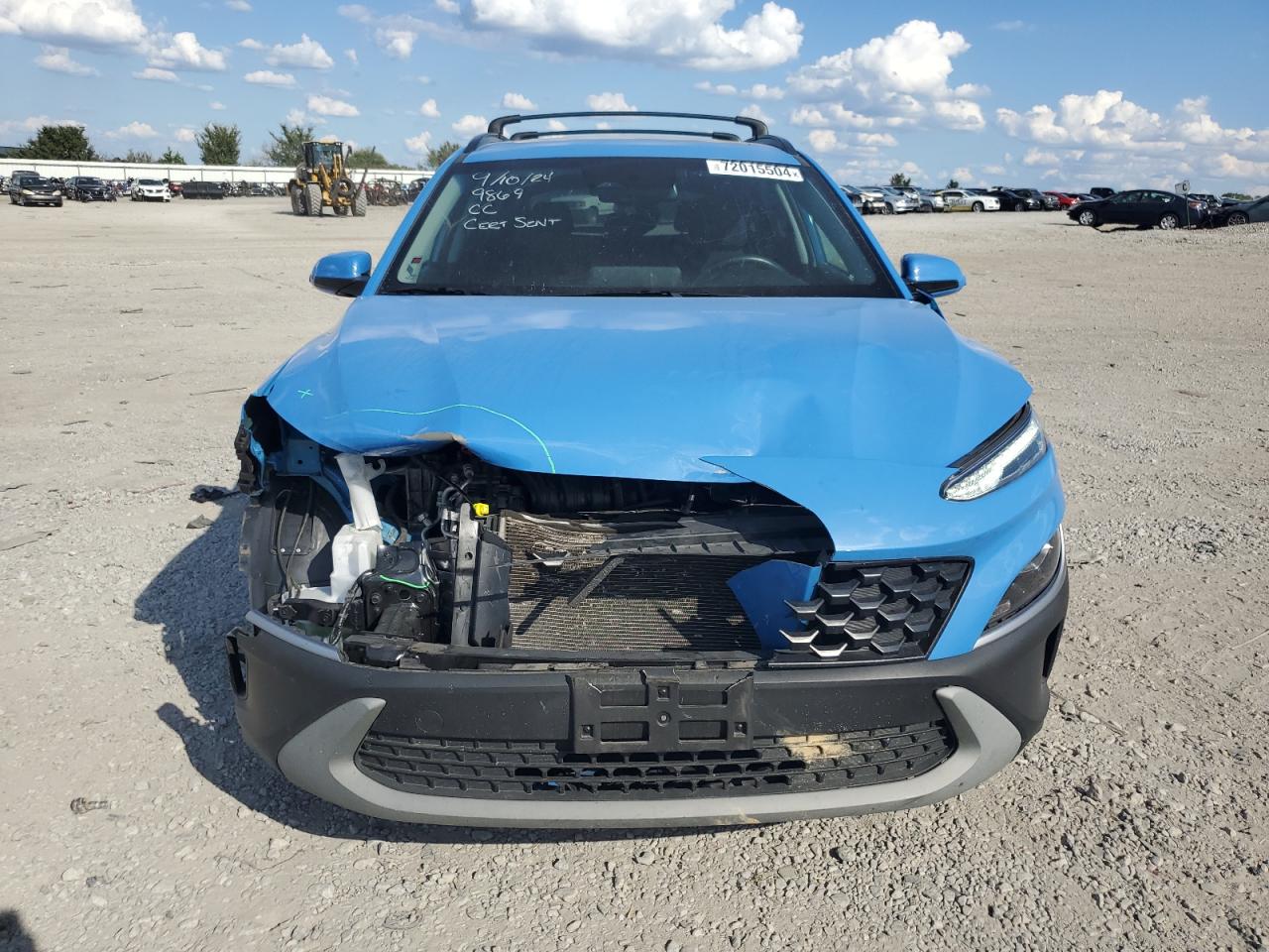 2022 HYUNDAI KONA SEL VIN:KM8K32AB9NU905408