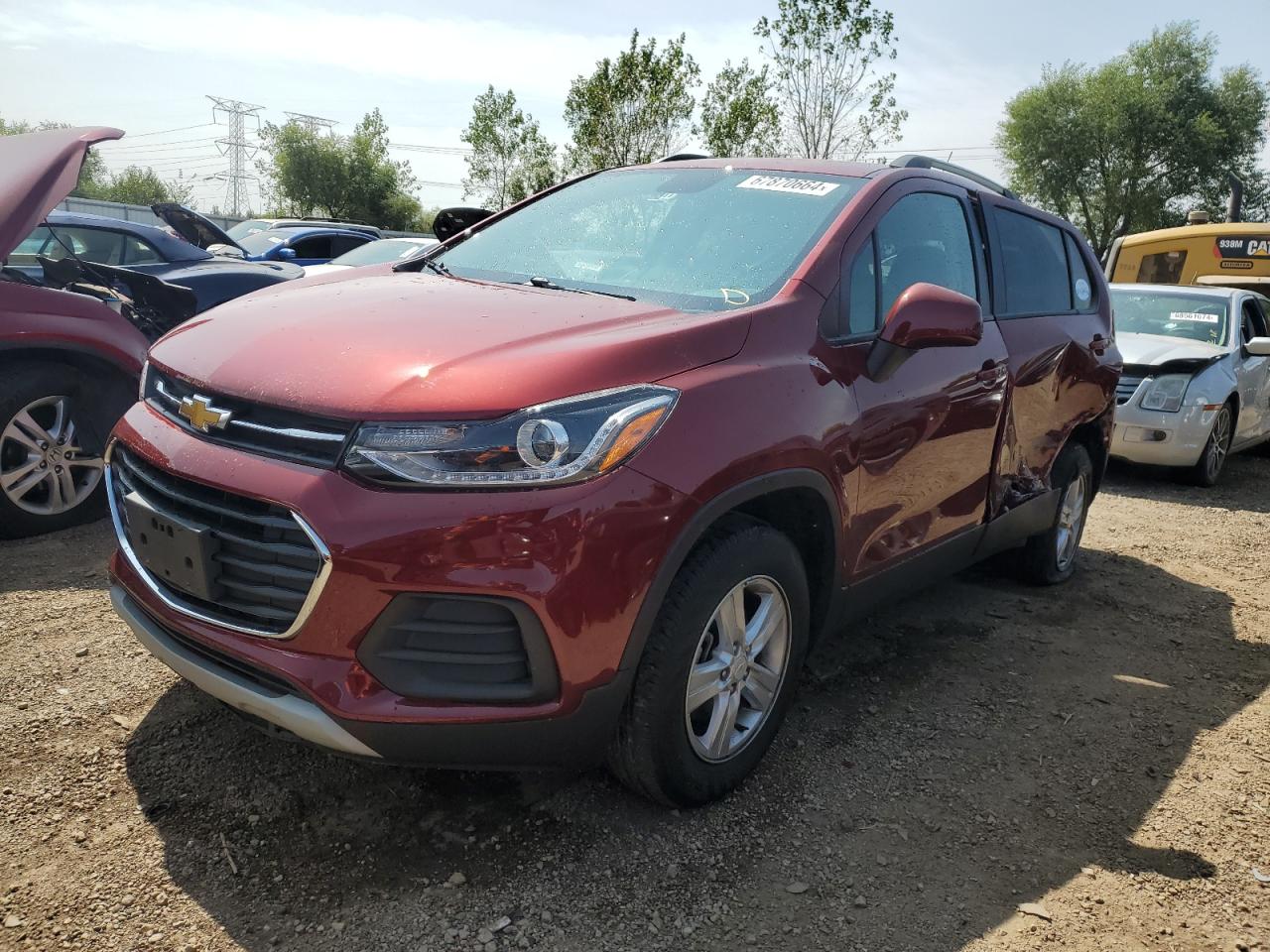 2022 CHEVROLET TRAX 1LT VIN:KL7CJPSM6NB558608