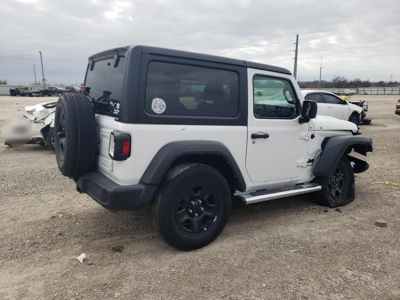 2022 JEEP WRANGLER SPORT VIN:1C4GJXAG2NW173555