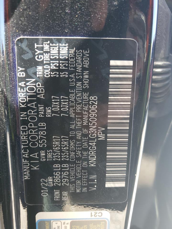 2022 KIA SORENTO S VIN:KNDRG4LG3N5090628