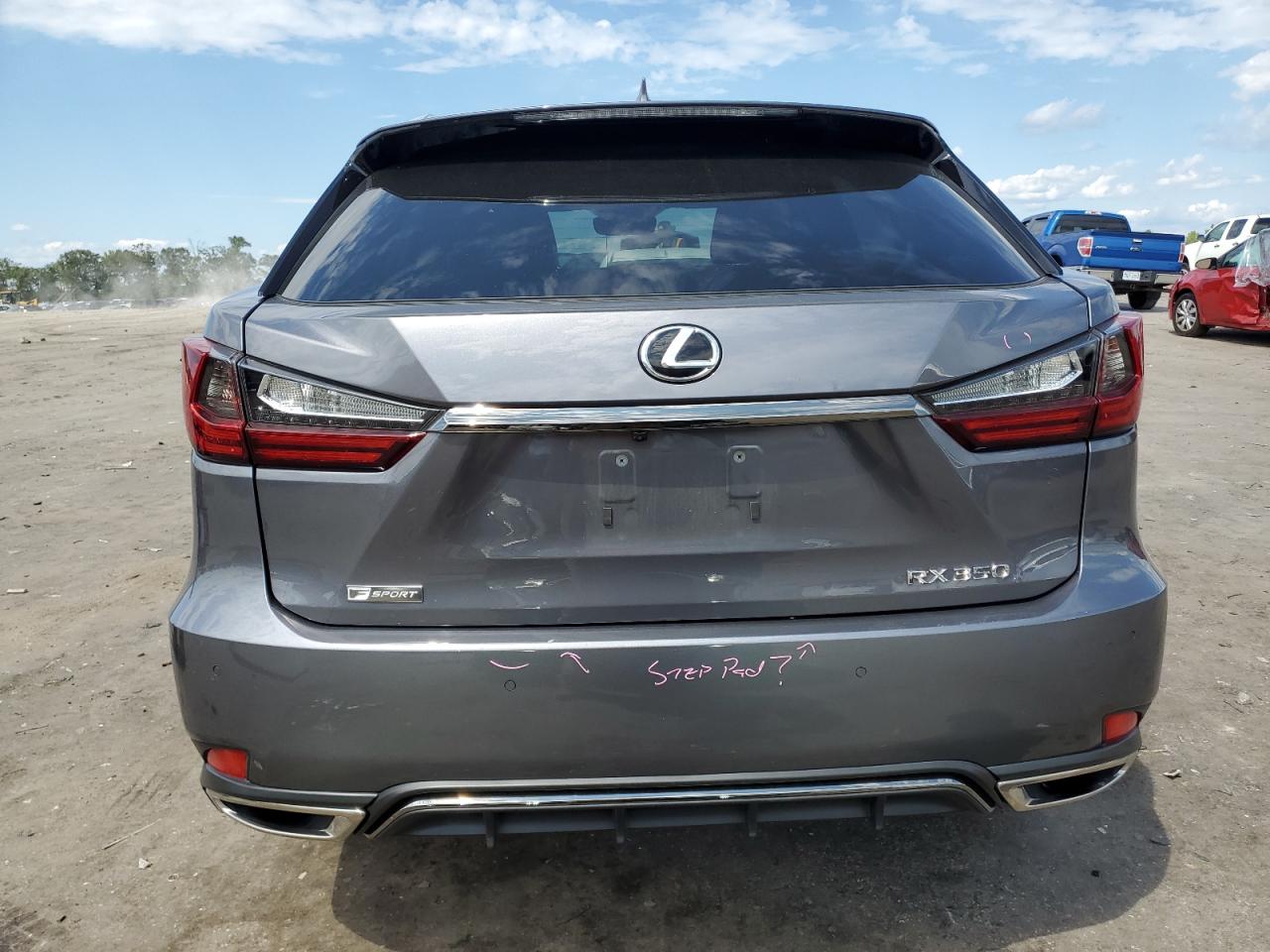 2022 LEXUS RX 350 F SPORT VIN:2T2SZMDA3NC351471