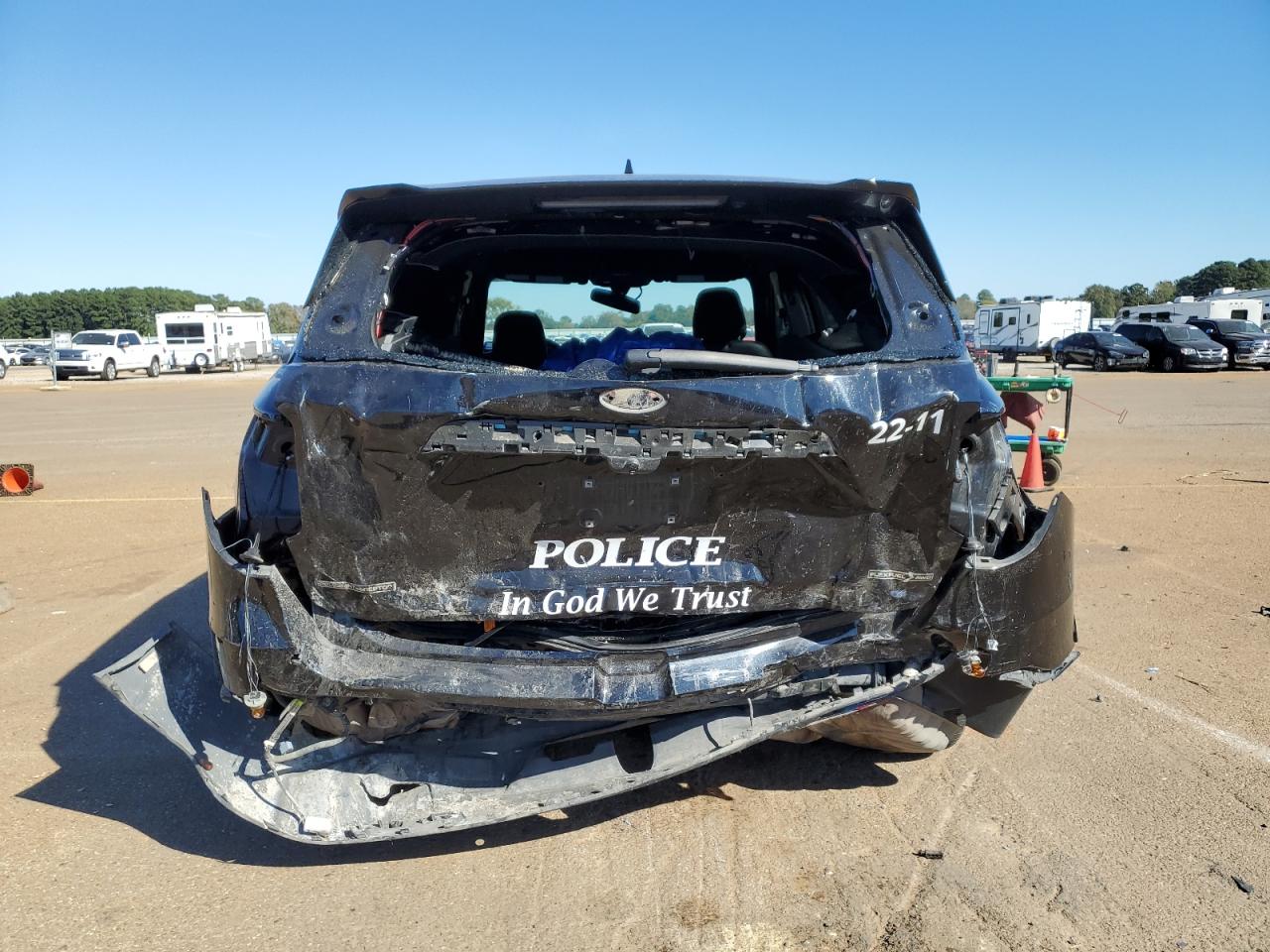 2022 FORD EXPLORER POLICE INTERCEPTOR VIN:1FM5K8AB4NGC06737