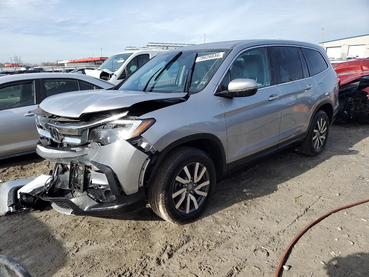 2022 HONDA PILOT EXL VIN:5FNYF6H54NB032754