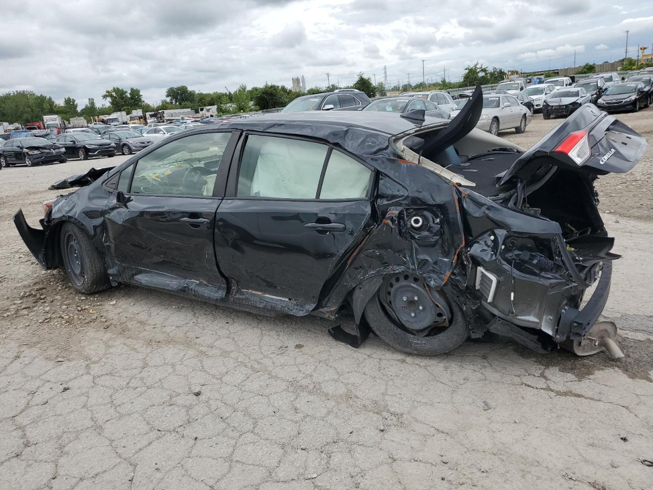 2022 TOYOTA COROLLA LE VIN:JTDEPMAE7NJ207831