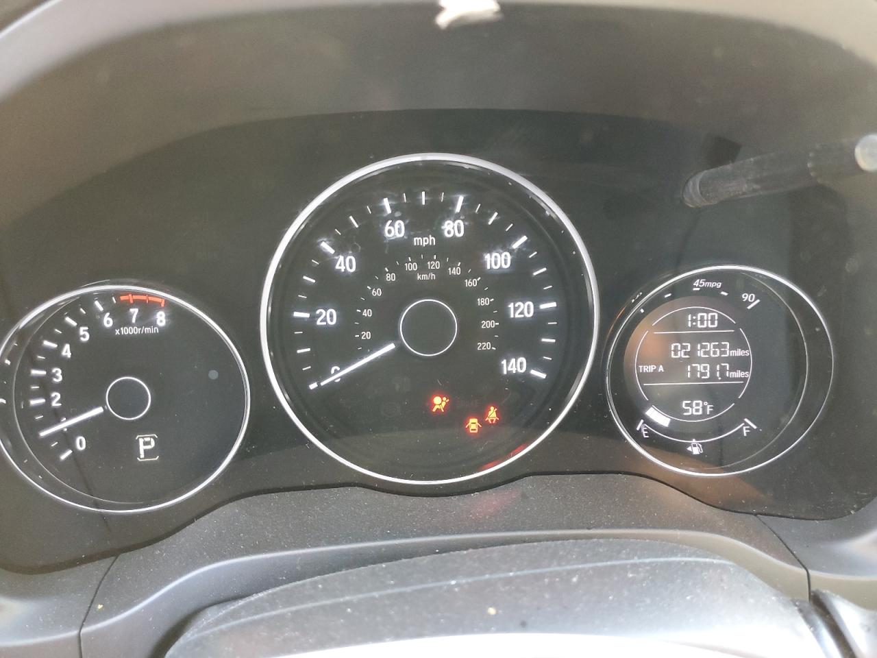 2022 HONDA HR-V LX VIN:3CZRU5H31NM715309