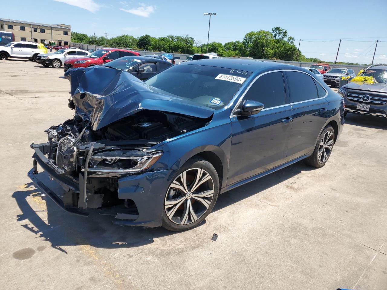 2022 VOLKSWAGEN PASSAT SE VIN:1VWSA7A30NC010070