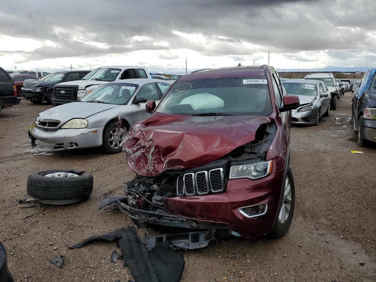 2022 JEEP GRAND CHEROKEE LAREDO E VIN:1C4RJEAG2NC180598