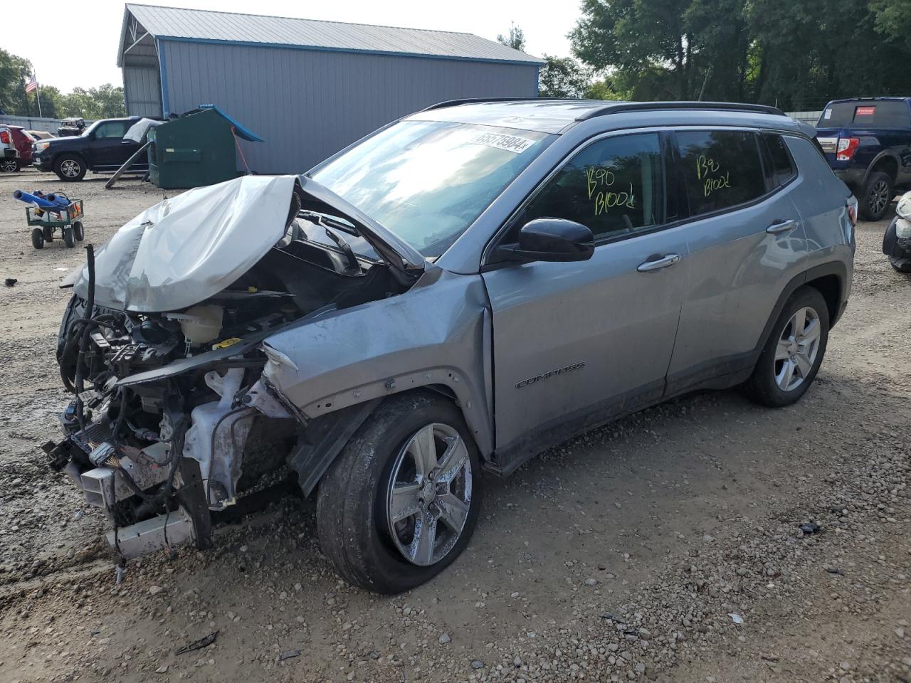 2022 JEEP COMPASS LATITUDE VIN:3C4NJCBB8NT109593