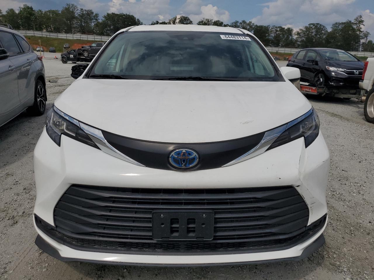 2022 TOYOTA SIENNA LE VIN:5TDKRKEC3NS116634