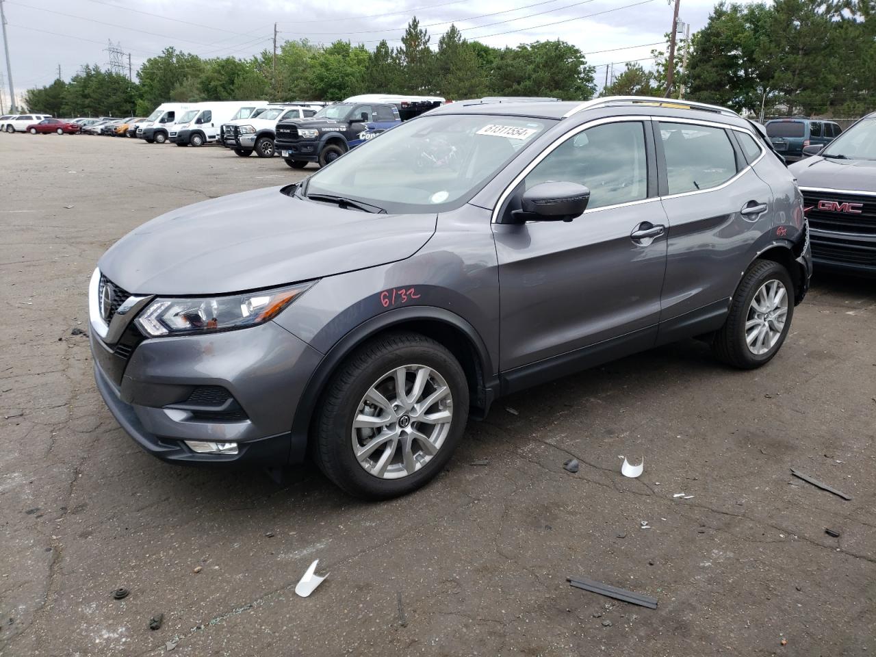 2022 NISSAN ROGUE SPORT SV VIN:JN1BJ1BW4NW488955