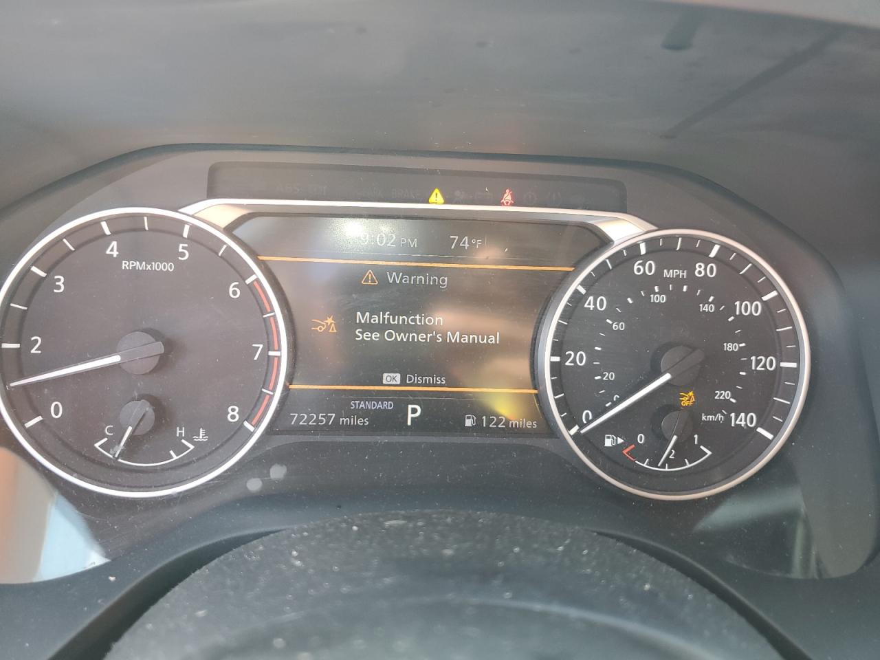 2022 NISSAN ROGUE S VIN:5N1BT3AA1NC703830