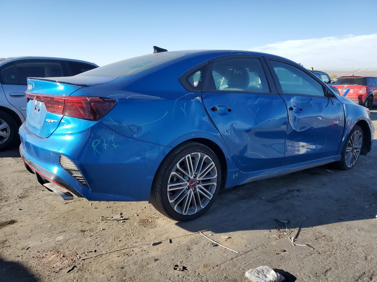 2022 KIA FORTE GT VIN:3KPF44AC0NE435162