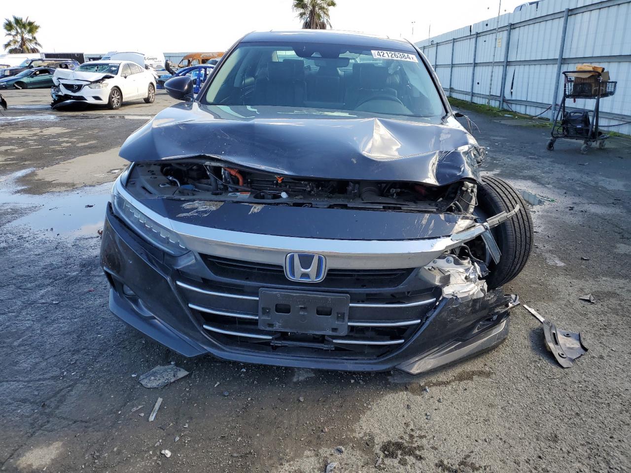 2022 HONDA ACCORD HYBRID EXL VIN:1HGCV3F5XNA028636